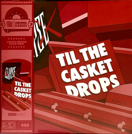 Clipse – Til The Casket Drops - (FRUIT PUNCH VINYL WITH HAND NUMBERED OBI) - LP
