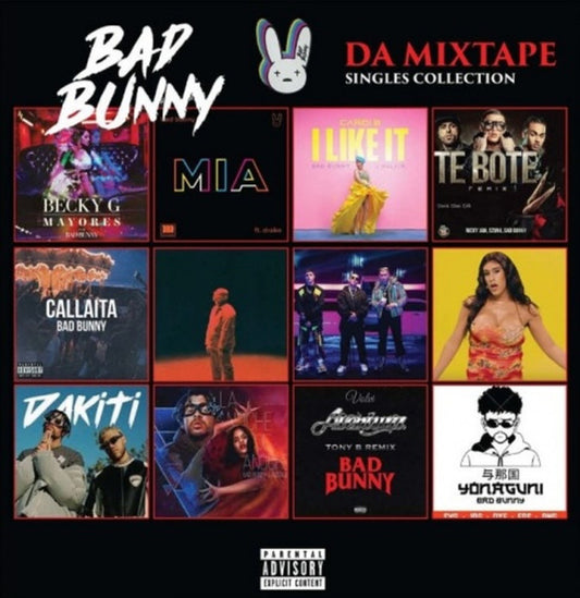 Bad Bunny – Da Mixtape (Singles Collection) (LIMITED UK COLOR VINYL IMPORT) - 2LP