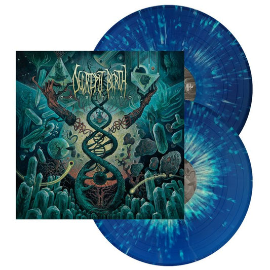 Decrepit Birth ‎– Axis Mundi - Yellow n Blue Splatter - 2XLP   (Limited to 500)