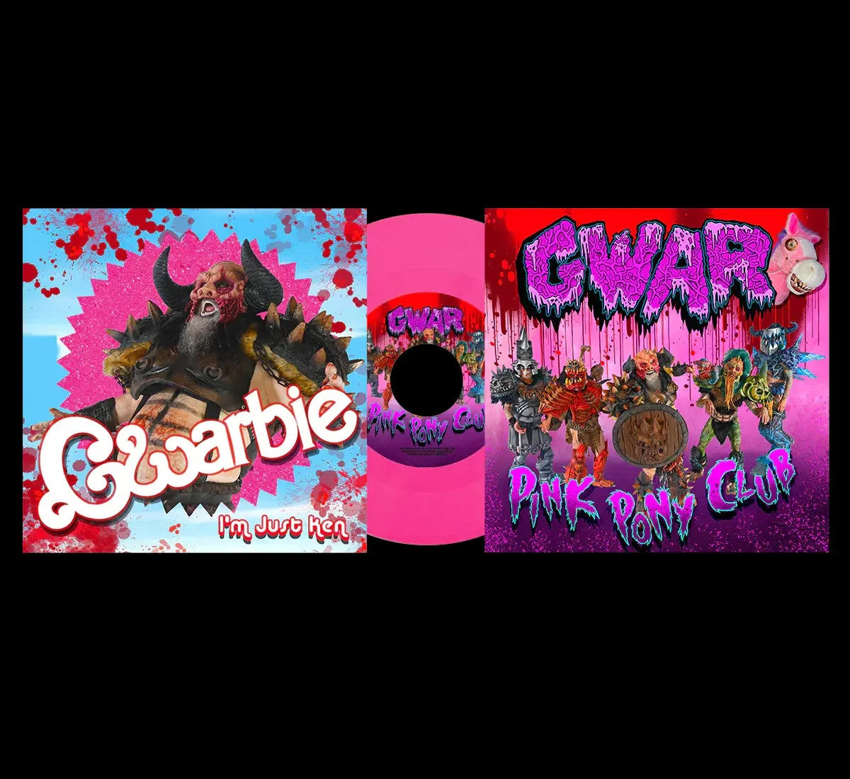 Gwar - Pink Pony Club  - Colored Vinyl  7"