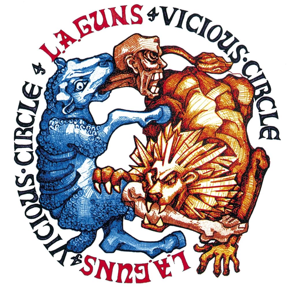 L.A. Guns – Vicious Circle - Limited Color Vinyl UK Import - 2XLP