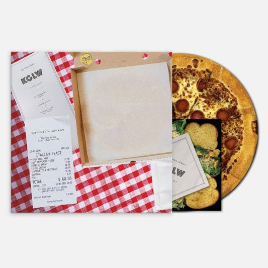 King Gizzard & The Lizard Wizard - Italian Feast  Pizza & Spaghetti + Meatballs Picture Disc W/, Caesar Salad flexi 7" + Napkin - LP+Flexi