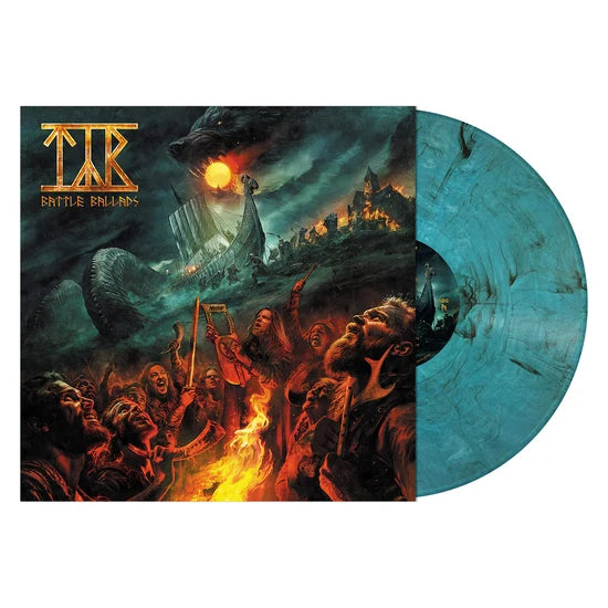 Týr ‎– Battle Ballads - Sea Blue Smoke Vinyl - LP