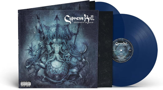 Cypress -  Hill Elephants on Acid - Clear Dark Blue Vinyl - 2XLP