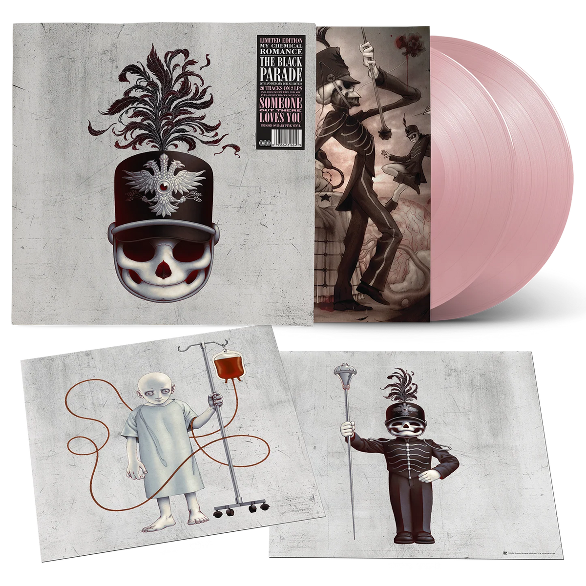 My Chemical Romance - The Black Parade  - Indie Exclusive Baby Pink Vinyl - 2XLP
