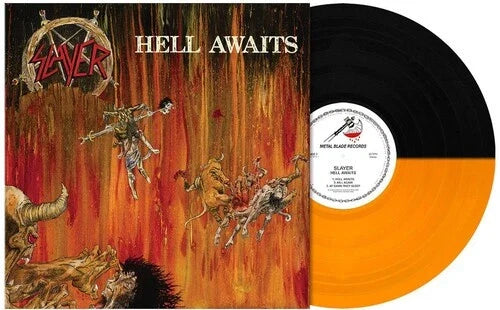 Slayer - Hell Awaits - Orange n Black Vinyl W/ Poster - LP