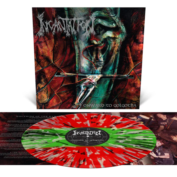 Incantation - Onward to Golgotha  - Custom Tri Color Splatter -  LP