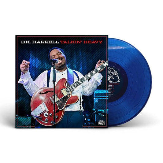 D.K. Harrell - Talkin' Heavy - Clear Blue Vinyl - LP