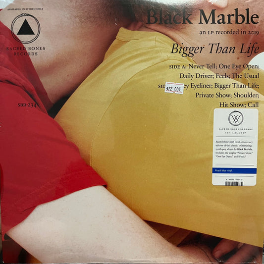 Black Marble - Bigger Than Life - 15 Year Edition - Royal Blue Vinyl - LP