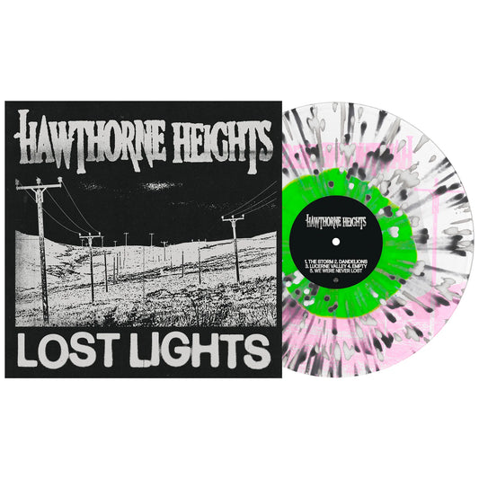 Hawthorne Heights – Lost Lights - Green Clear Black n White Splatter -  LP