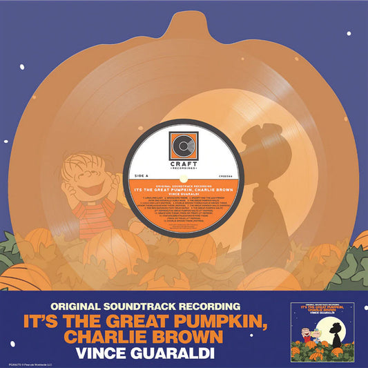 Vince Guaraldi -  It's the Great Pumpkin, Charlie Brown  - Orange Pumpkin Shaped - LP