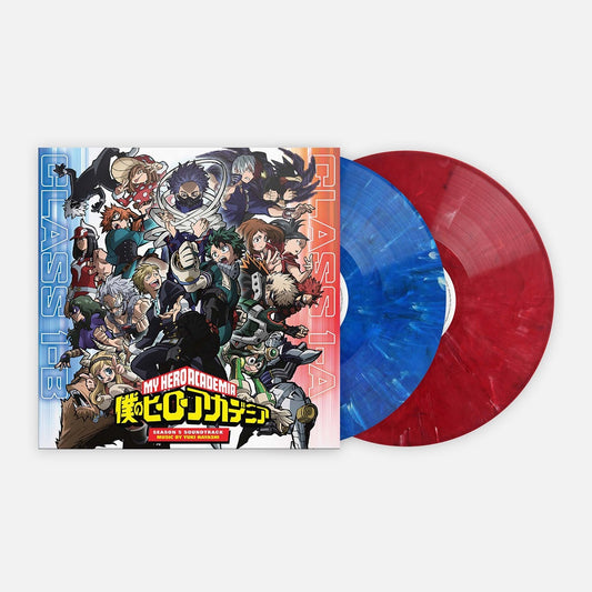 Yuki Hayashi ‎– My Hero Academia Season 5 - Red + Blue Vinyl - 2XLP