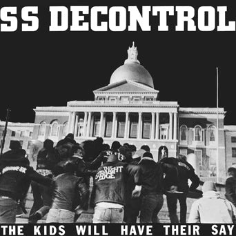 SS Decontrol – The Kids Will Have Their Say - Black n White Striped Reverse Oreo Vinyl - LP
