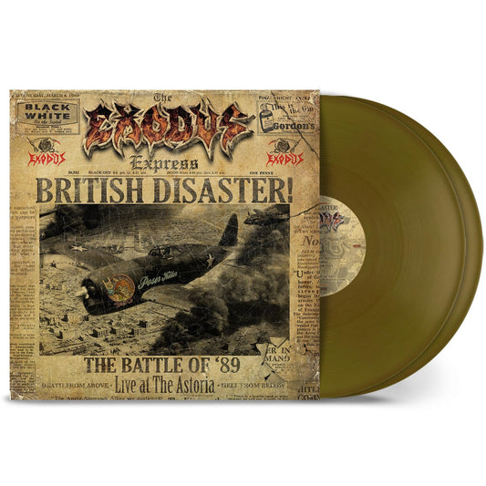 Exodus  – British Disaster! The Battle Of '89 (Live At The Astoria) - Gold Vinyl - 2XLP