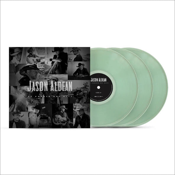 Jason Aldean ‎– 30 Number One Hits - Coke Bottle Clear Vinyl - 3XLP