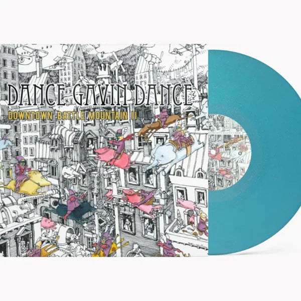 Dance Gavin Dance  - Downtown Battle Mountain 2- Indie Exclusive 15th Anniversary Light Blue Glitter  - LP