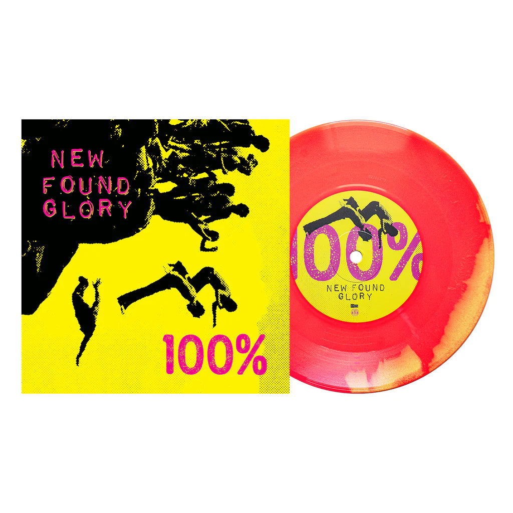 New Found Glory - 100% - Pink N Yellow - 7"