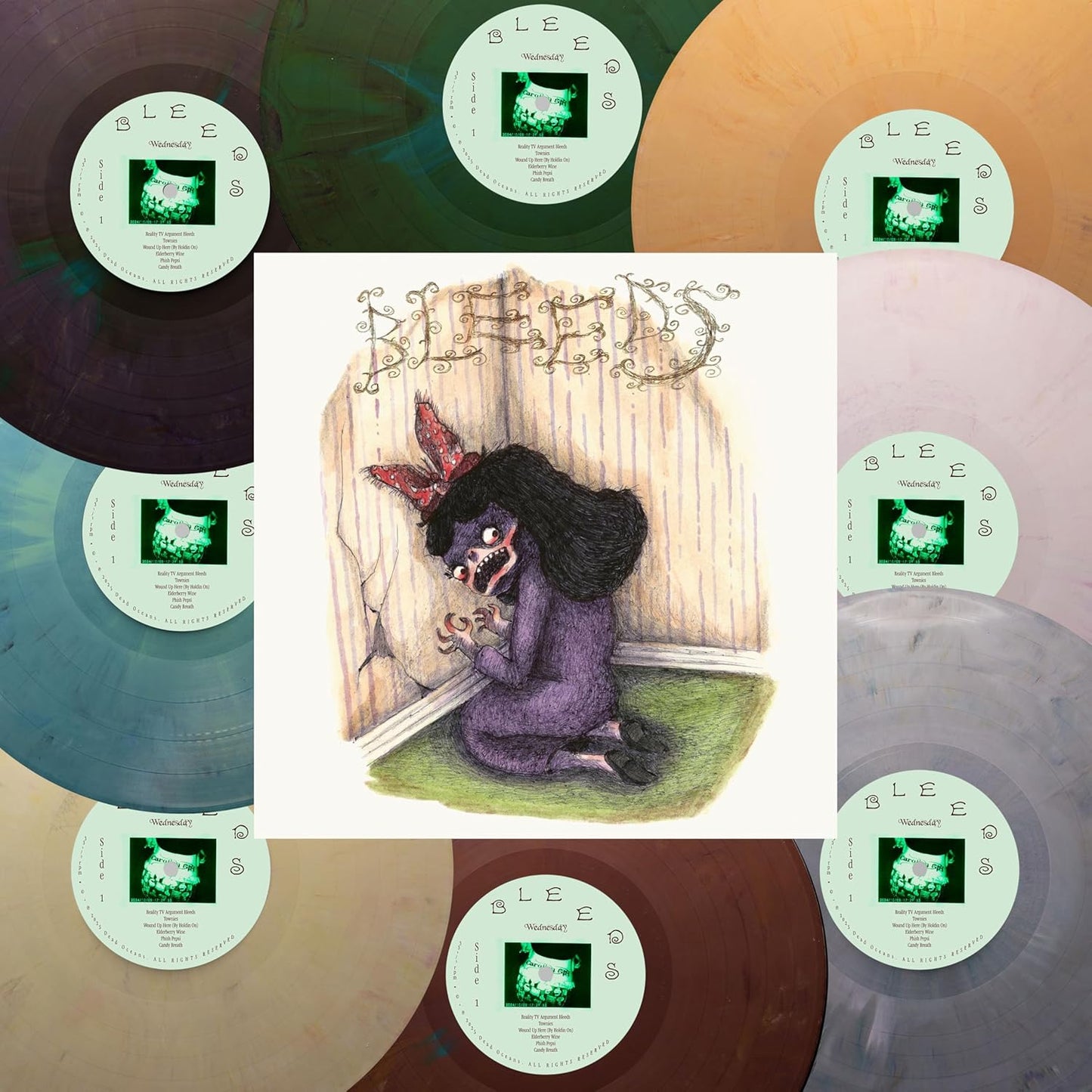 Wednesday  - Bleeds  - Indie Exclusive  Eco Mix Color Vinyl - LP