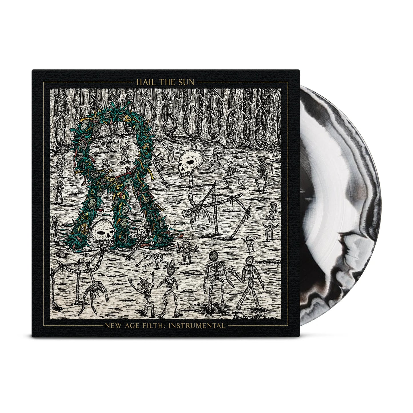 Hail The Sun - New Age Filth (Instrumental) - Black/White Mix  Limited to 500 - LP