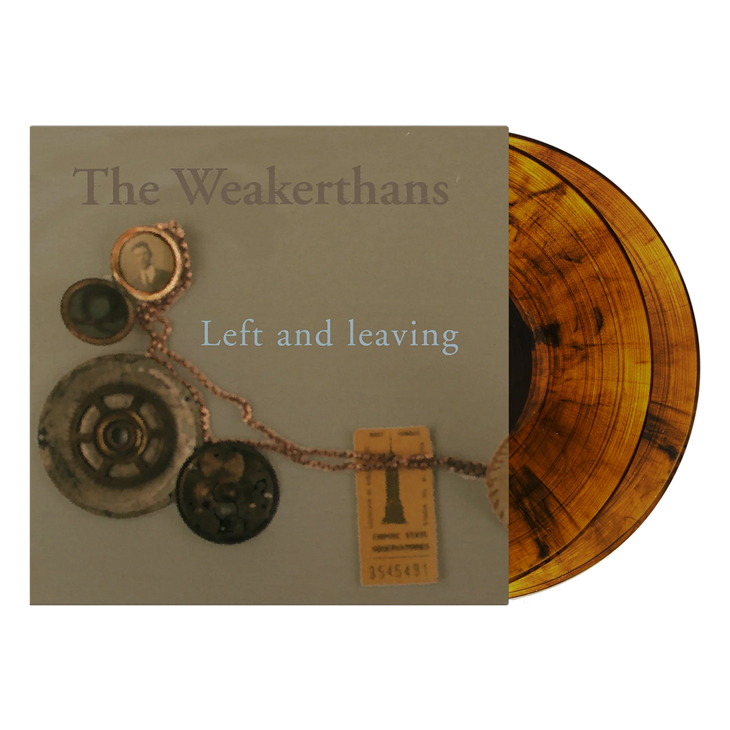 The Weakerthans ‎– Left And Leaving - Orange Smoke Vinyl - 2XLP