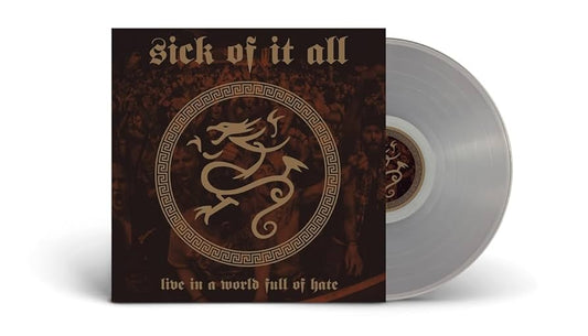 Sick Of It All - Live In A World Full Of Hate  - Clear Vinyl - LP