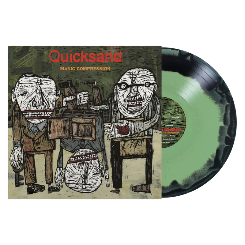 Quicksand – Manic Compression - Green/Black Compression Vinyl - LP