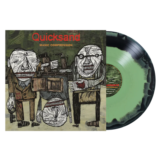 Quicksand – Manic Compression - Green/Black Compression Vinyl - LP