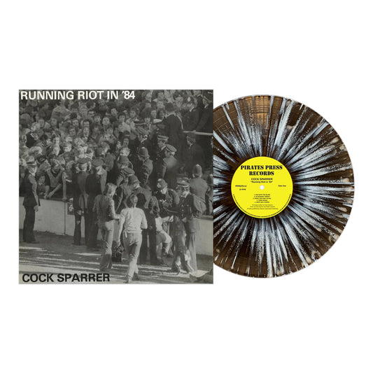 Cock Sparrer - Running Riot In 84 - Black Ice w/ White Splatter -  LP
