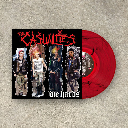 Casualties – Die Hards - Red N Black Vinyl -  LP