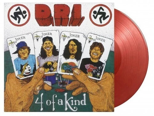 Dirty Rotten Imbeciles - 4 of a Kind - 180 Gram Red n Black Vinyl - Individually Numbered - LP