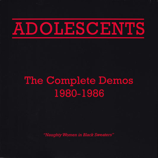 Adolescents – The Complete Demos 1980-1986 - Color Vinyl - LP