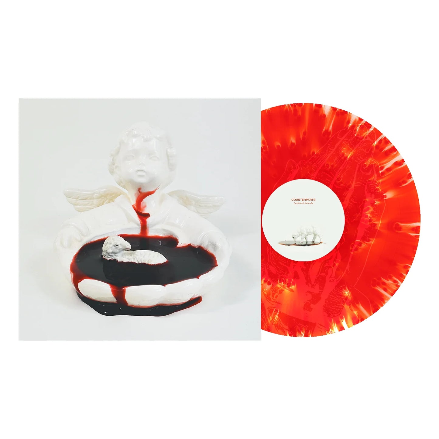 Counterparts - Heaven Let Them Die - Cloudy Blood Red -  LP