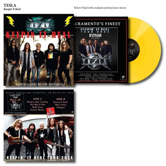 Tesla – Keepin It Real Tour 2024 - Limited UK Import Color Vinyl - LP