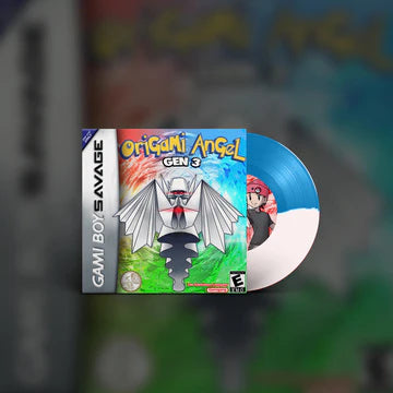 Origami Angel - Gen 3 - Blue n White Split Vinyl - 7"