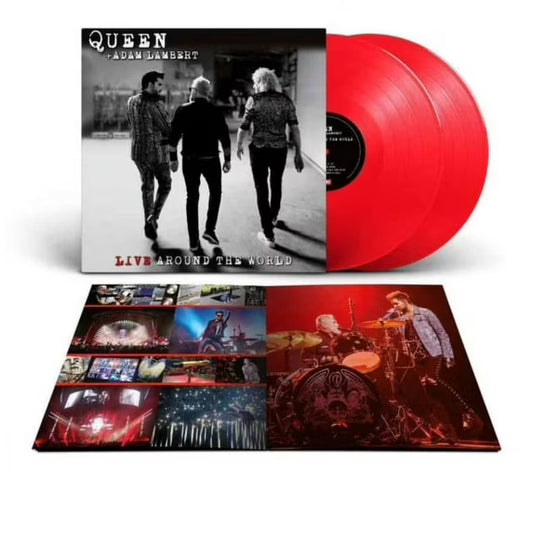 Queen + Adam Lambert ‎– Live Around The World - Limited Red Vinyl - 2XLP