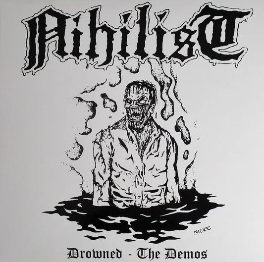 Nihilist  – Drowned : The Demos - Color Vinyl UK Import - LP
