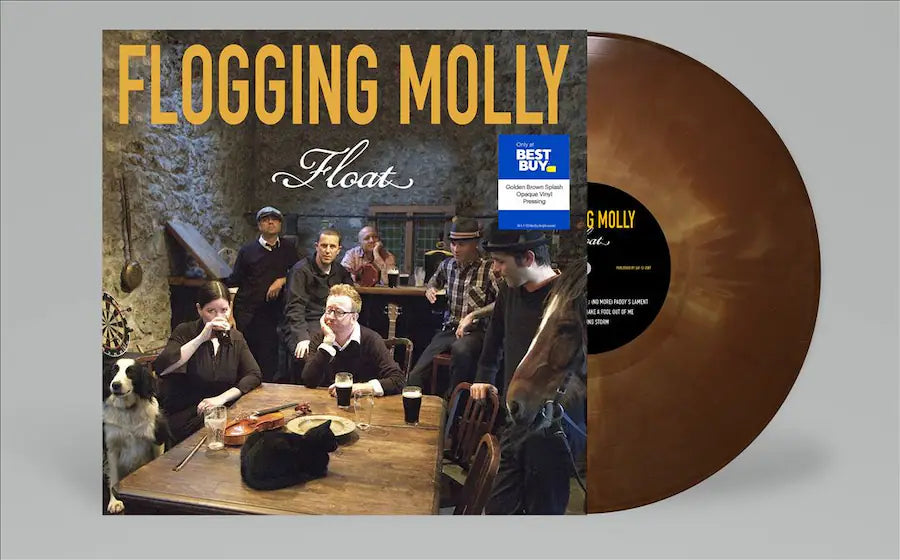 Flogging Molly ‎– Float - Brown Splash Vinyl (2024) - LP
