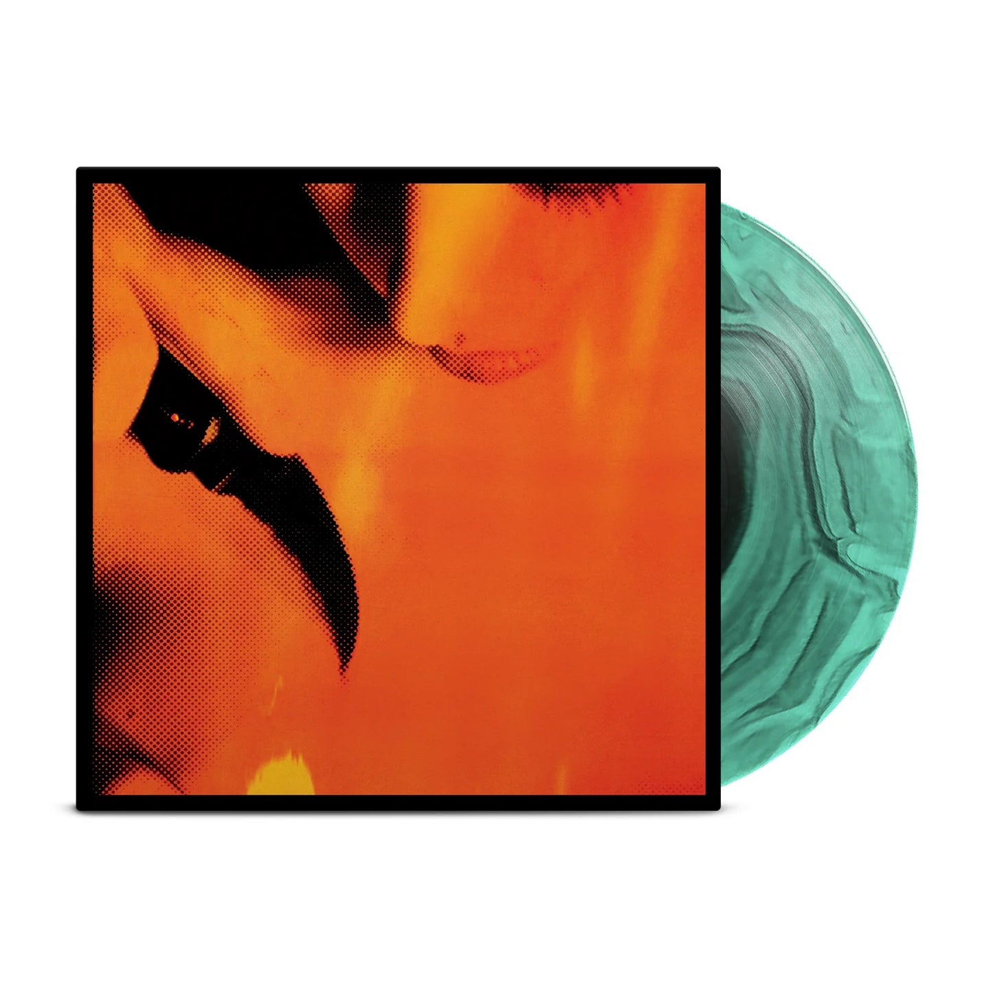 Ink And Dagger – S/T - Coke Bottle Clear W/ Black Ripple - LP