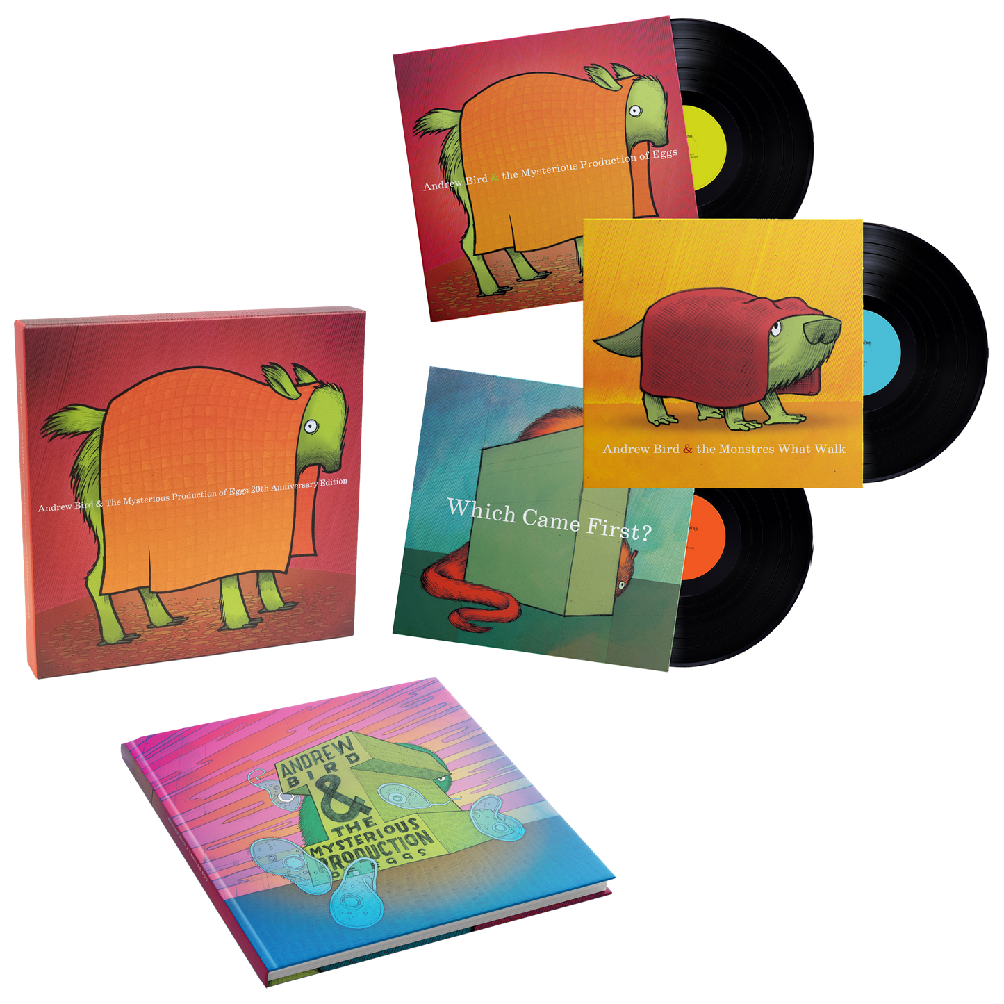 Andrew Bird – The Mysterious Production Of Eggs 20th Anniversary - Box Set W/54 Page Book