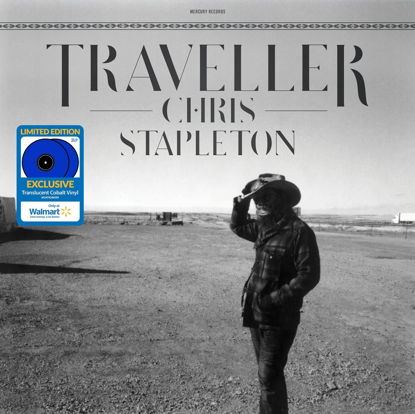 Chris Stapleton – Traveller - Cobalt Blue - 2XLP