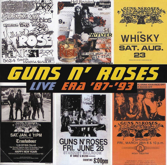 Guns N' Roses – Live Era '87-'93 - Limited Color Vinyl UK Import - 3XLP
