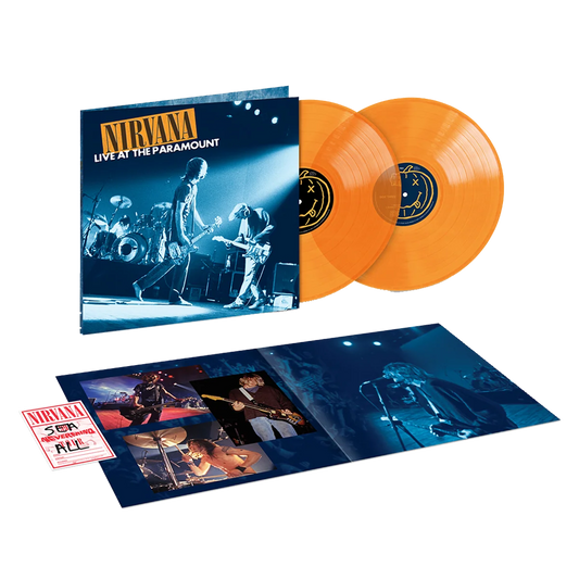 Nirvana – Live At The Paramount - Transparent Orange Vinyl - 2XLP