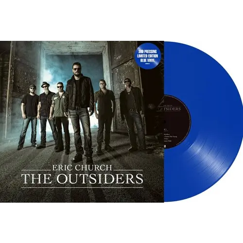 Eric Church - The Outsiders - Blue Vinyl - 2XLP