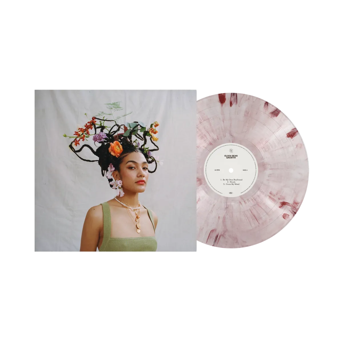 Olivia Dean - Growth - Indie Exclusive Pink Marble - 10"