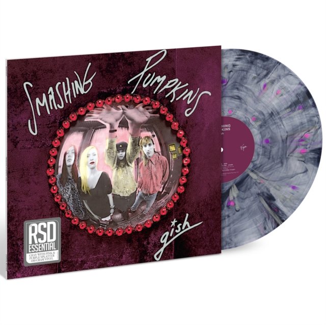 The Smashing Pumpkins - Gish RSD Essential Series Gray W/Pink & Purple Slatter LP