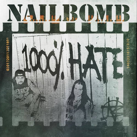Nailbomb – 1000% Hate - 2XCD  (Max Cavalera (Sepultura, Soulfly) and Alex Newport (Fudge Tunnel)