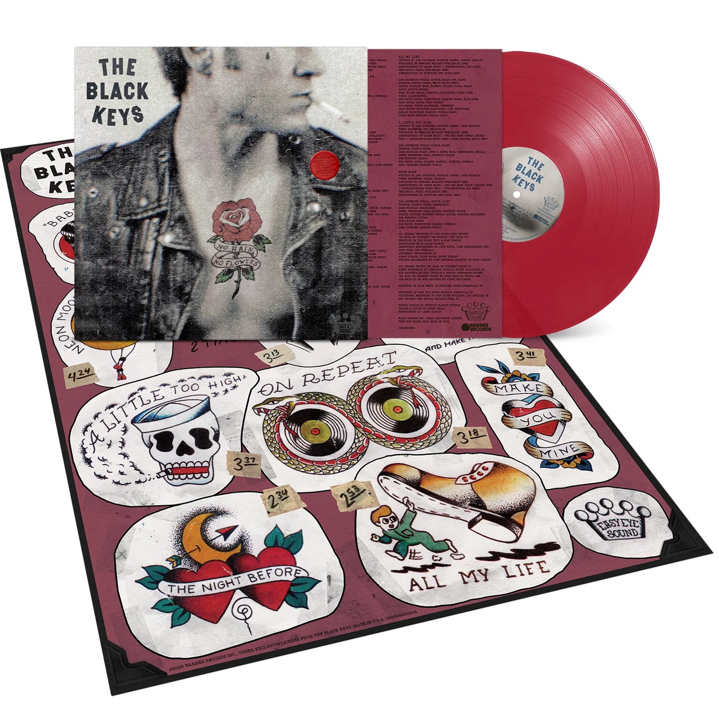 Black Keys - No Rain, No Flowers - Indie Exclusive Ruby Red - LP