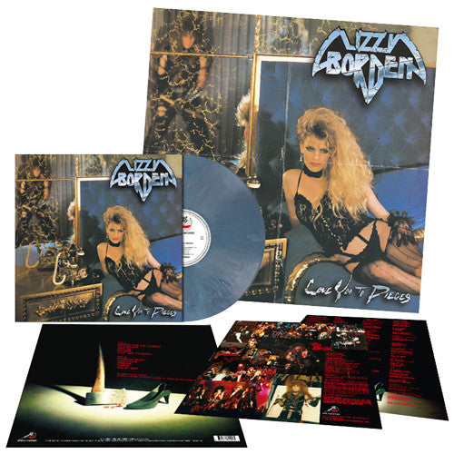 Lizzy Borden – Love You To Pieces - Blue Slate Opaque Marble - LP