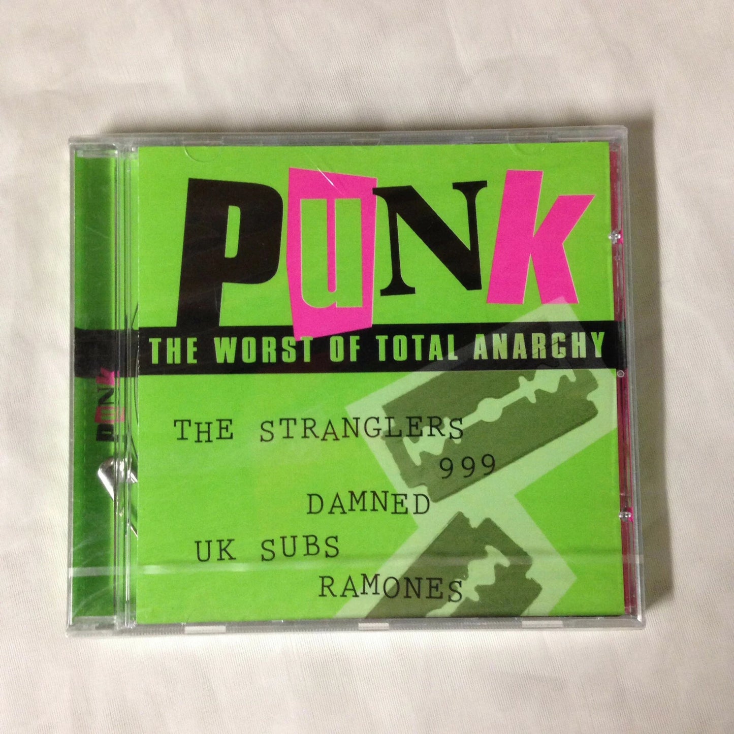 Various Artists ‎– Punk: The Worst Of Total Anarchy - CD  W/Safety Pin