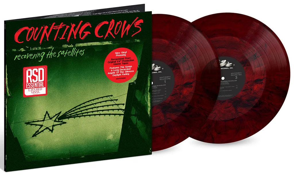 Counting Crows - Recovering the Satellites - Indie Exclusive Lava Red Vinyl RSD Essential - 2XLP